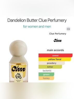 Clue Dandelion Butter 1ml decant sample